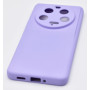 Husa de protectie din silicon pentru Xiaomi 13 Ultra, SoftTouch, interior microfibra, Lilac