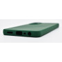 Husa de protectie din silicon pentru OPPO A78 4G, SoftTouch, interior microfibra, Verde Inchis