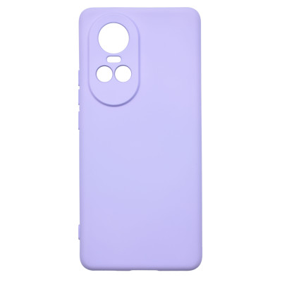 Husa de protectie din silicon pentru OPPO Reno 10, SoftTouch, interior microfibra, Lilac