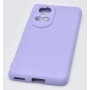 Husa de protectie din silicon pentru OPPO Reno 10, SoftTouch, interior microfibra, Lilac