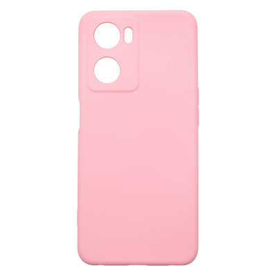 Husa de protectie din silicon pentru OPPO A57S, SoftTouch, interior microfibra, Roz