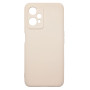 Husa de protectie din silicon pentru OnePlus CE 2 Lite, SoftTouch, interior microfibra, Bej