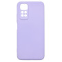 Husa de protectie din silicon pentru Redmi Note 11, SoftTouch, interior microfibra, Lilac