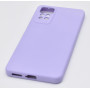 Husa de protectie din silicon pentru Redmi Note 11 Pro, SoftTouch, interior microfibra, Lilac