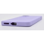 Husa de protectie din silicon pentru Redmi Note 11 Pro, SoftTouch, interior microfibra, Lilac