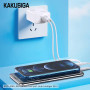 Incarcator Retea Dual Port Kakusiga KSC-936, Fast Charging 40W, 1xUSB-C, 1xUSB-A, Alb