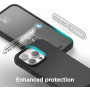 Husa de protectie din Silicon cu Microfibra la interior compatibila iPhone 15, Negru