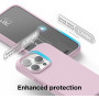 Husa de protectie din Silicon cu Microfibra la interior compatibila iPhone 15, Lilac