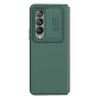 Husa Protectie Nillkin Camshield Silky Silicone Series pentru Samsung Galaxy Z Fold4, Verde inchis