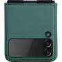 Husa Protectie Nillkin Qin Series Piele Ecologica pentru Samsung Galaxy Z Flip5, Verde inchis