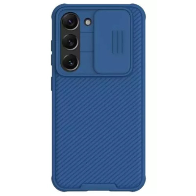 Husa Protectie Nillkin Camshield Pro Series pentru Samsung Galaxy S23, Albastru