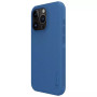 Husa Protectie Nillkin Super Frosted Shield Series pentru iPhone 15, Albastru