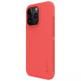 Husa Protectie Nillkin Super Frosted Shield Series pentru iPhone 15, Rosu