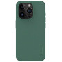 Husa Protectie Nillkin Super Frosted Shield Series pentru iPhone 15, Verde inchis