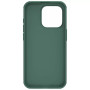 Husa Protectie Nillkin Super Frosted Shield Series pentru iPhone 15, Verde inchis