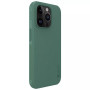 Husa Protectie Nillkin Super Frosted Shield Series pentru iPhone 15, Verde inchis