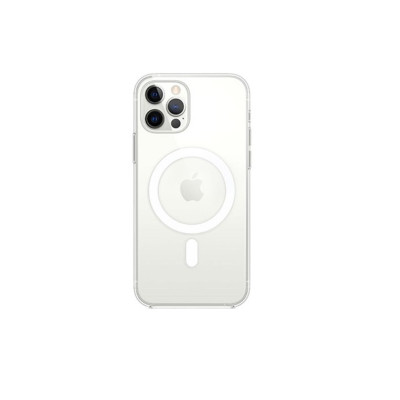 Husa Magsafe pentru Apple iPhone 12 Pro, cu protectie la camera, Transparenta