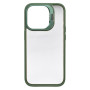 Husa Protectie din Policarbonat cu stativ si protectie camere, pentru iPhone 11, Verde