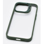 Husa Protectie din Policarbonat cu stativ si protectie camere, pentru iPhone 11, Verde