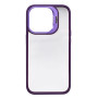 Husa Protectie din Policarbonat cu stativ si protectie camere, pentru iPhone 11, Violet