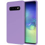 Husa Samsung Galaxy S10 Plus, ultra slim, silicon Mov, cu interior de catifea, silk touch