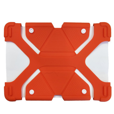 Husa Bumper Silicon Universal Tableta  8,9 - 12 inch  Portocaliu-Orange