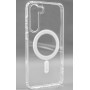 Husa de protectie tip MagSafe pentru Samsung Galaxy S24, Transparent