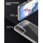 Husa de protectie din Silicon Full Camera Protection pentru Samsung Galaxy S24, Transparent