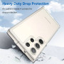 Husa de protectie din Silicon Full Camera Protection pentru Samsung Galaxy S24 Ultra, Transparent