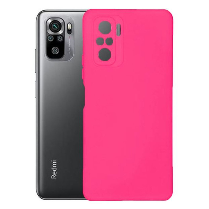 Husa Silk Touck Roz Neon Xiaomi Redmi Note 10 3gp