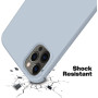 Husa protectie pentru iPhone 12 Pro , ultra slim din silicon Mov,silk touch, interior din catifea