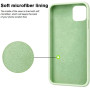 Husa protectie pentru iPhone 11 Pro Max, ultra slim din silicon, silk touch, interior din catifea, Verde deschis