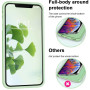 Husa protectie pentru iPhone 11 Pro Max, ultra slim din silicon, silk touch, interior din catifea, Verde deschis