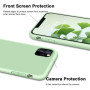 Husa protectie pentru iPhone 11 Pro Max, ultra slim din silicon, silk touch, interior din catifea, Verde deschis