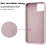 Husa protectie pentru iPhone 11 Pro Max , ultra slim din silicon, silk touch, interior din catifea, Roz