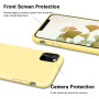 Husa protectie pentru iPhone 11 pro Max , ultra slim din silicon, silk touch, interior din catifea, Galben