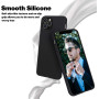 Husa protectie pentru iPhone 12 Pro MAX, ultra slim din silicon Negru,silk touch, interior din catifea