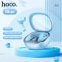 Casti Bluetooth TWS cu Carcasa Transparenta si Display Digital - Hoco Shadow (EQ6) - Albastru