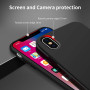 Husa protectie pentru iPhone X, ultra slim din silicon Negru,silk touch, interior din catifea