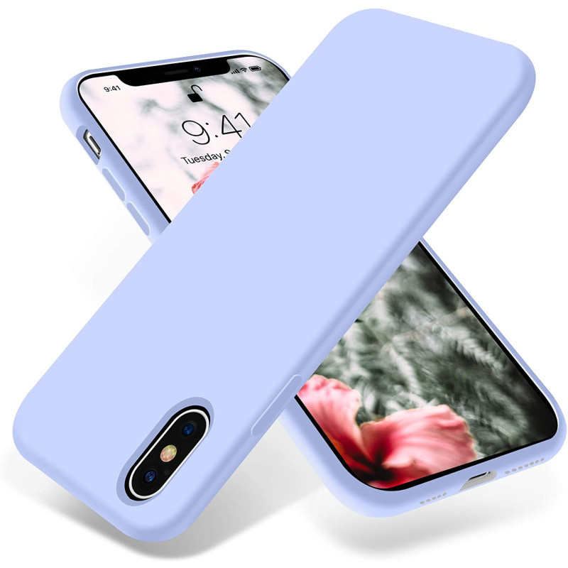 Husa Silk Touck Albastru deschis Apple iPhone X q0