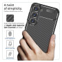 Husa de protectie din Silicon Carbon Autofocus pentru Samsung Galaxy S24 Negru