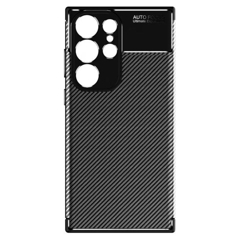 Husa Carbon Negru Samsung Galaxy S24 Ultra g