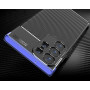 Husa de protectie din Silicon Carbon Autofocus pentru Samsung Galaxy S24 Ultra Negru