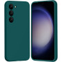 Husa de protectie din Silicon cu Microfibra la interior compatibila Samsung Galaxy A15, Verde inchis