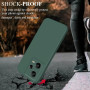 Husa de protectie din Silicon cu Microfibra la interior compatibila Xiaomi Redmi Note 12 Pro 5G, Verde inchis