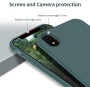 Husa protectie pentru iPhone Xr, ultra slim din silicon Verde inchis,silk touch, interior din catifea