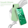 Husa protectie pentru iPhone Xr, ultra slim din silicon Verde deschis,silk touch, interior din catifea