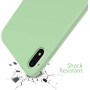 Husa protectie pentru iPhone Xr, ultra slim din silicon Verde deschis,silk touch, interior din catifea