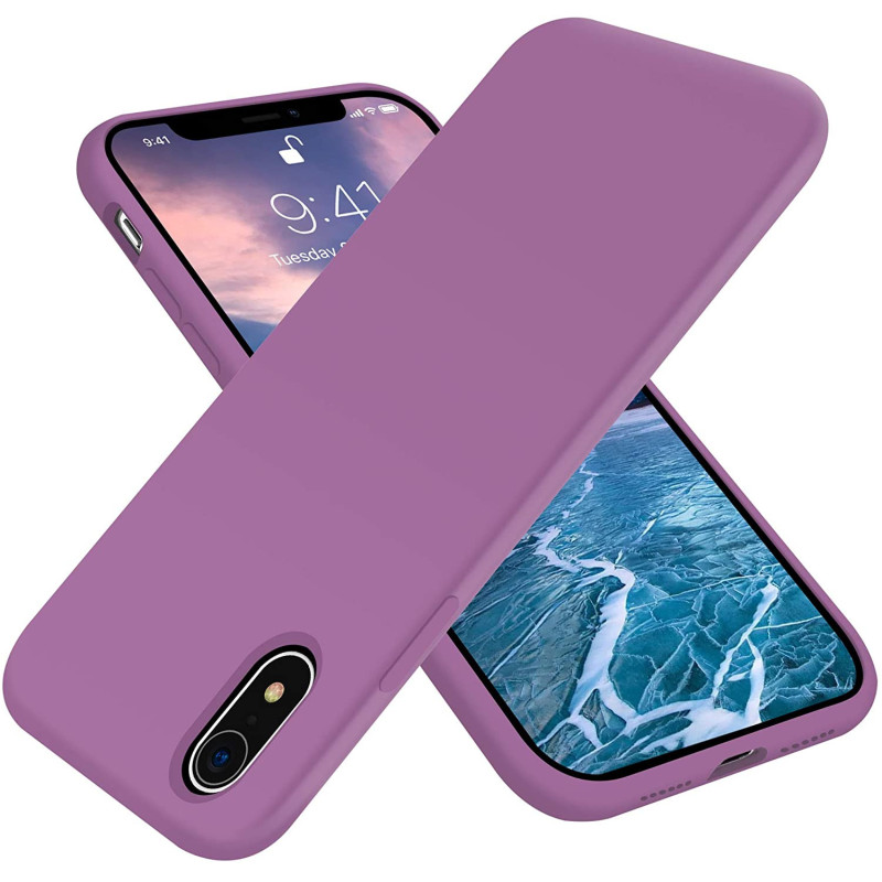 Husa Silk Touck Mov inchis Apple iPhone XR pw