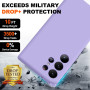 Husa de protectie din Silicon cu Microfibra la interior compatibila Samsung Galaxy S24 Ultra, Lilac